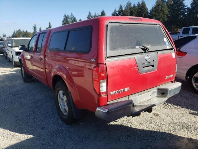 1N6AD09W07C412876 - 2007 NISSAN FRONTIER C RED photo 3