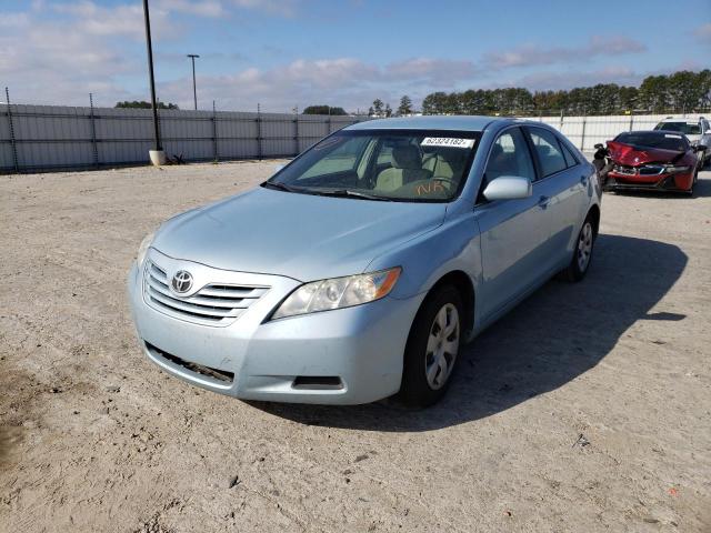 4T1BE46KX7U717904 - 2007 TOYOTA CAMRY CE BLUE photo 2