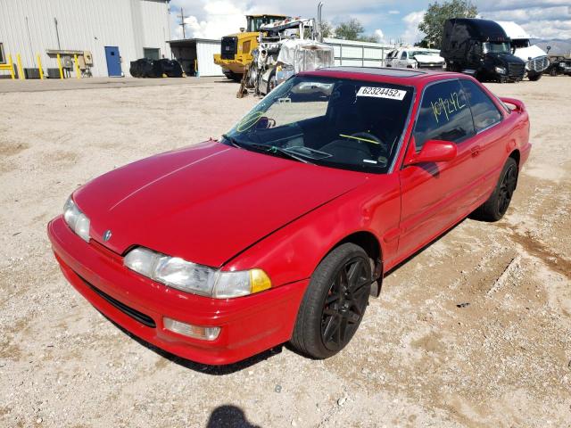 JH4DA9452PS012091 - 1993 ACURA INTEGRA LS RED photo 2