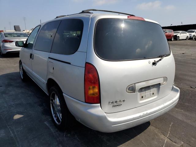 4N2XN11TXYD808551 - 2000 NISSAN QUEST SE SILVER photo 3