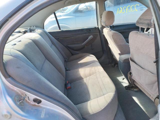 1HGES16355L006858 - 2005 HONDA CIVIC DX V SILVER photo 6