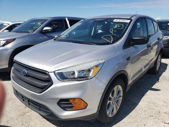 1FMCU0F72HUA46208 - 2017 FORD ESCAPE S SILVER photo 2