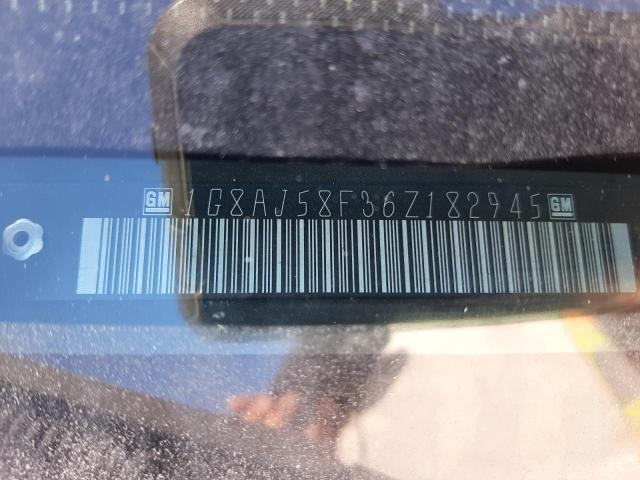 1G8AJ58F36Z182945 - 2006 SATURN ION LEVEL თეთრი ფოტო 10