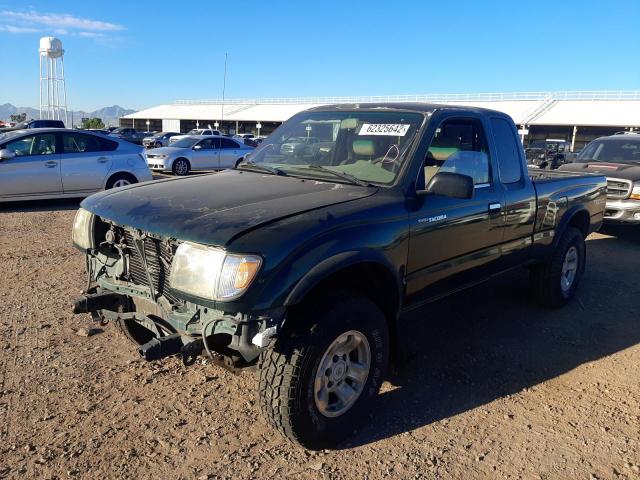 4TASN92N1XZ557833 - 1999 TOYOTA TACOMA XTR GREEN photo 2