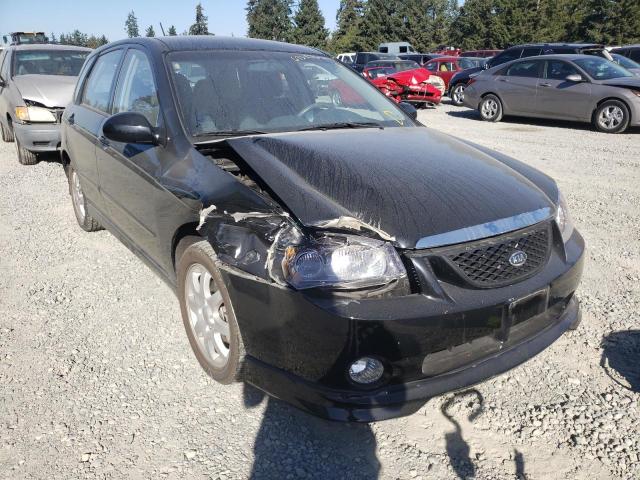 KNAFE161665301821 - 2006 KIA SPECTRA5 BLACK photo 1