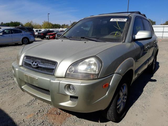 KM8JN12D87U633582 - 2007 HYUNDAI TUCSON SE BEIGE photo 2