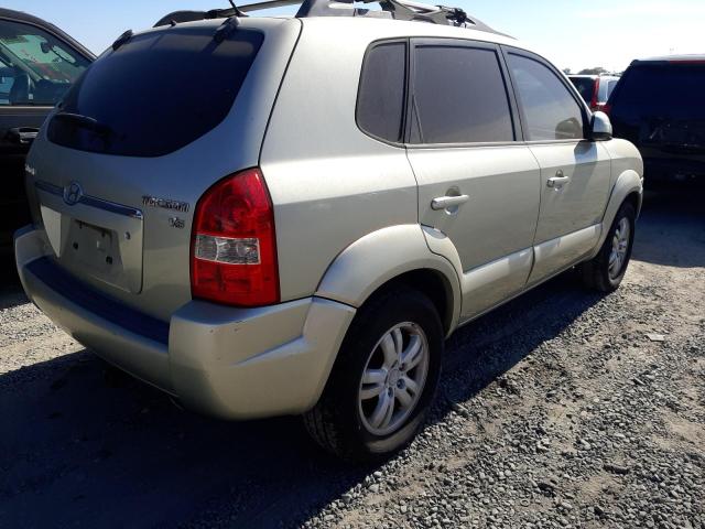 KM8JN12D87U633582 - 2007 HYUNDAI TUCSON SE BEIGE photo 4