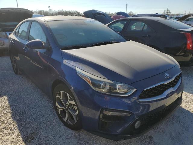 3KPF24AD3ME319712 - 2021 KIA FORTE FE BLUE photo 1