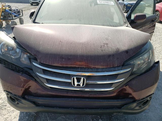 5J6RM4H72EL096315 - 2014 HONDA CR-V EXL MAROON photo 7