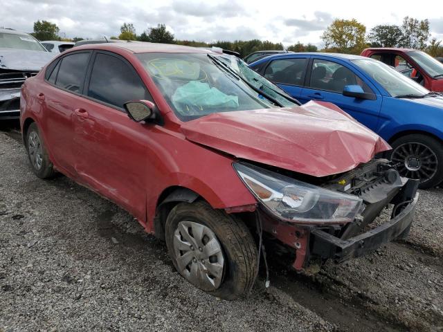 3KPA24AB1KE210364 - 2019 KIA RIO S RED photo 1