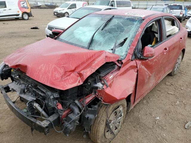 3KPA24AB1KE210364 - 2019 KIA RIO S RED photo 9