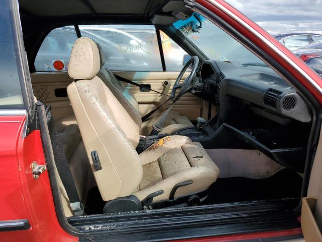WBABB2308LEC20116 - 1990 BMW 325 IC AUT წითელი ფოტო 5