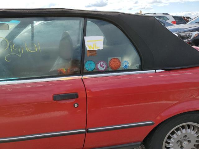 WBABB2308LEC20116 - 1990 BMW 325 IC AUT წითელი ფოტო 9