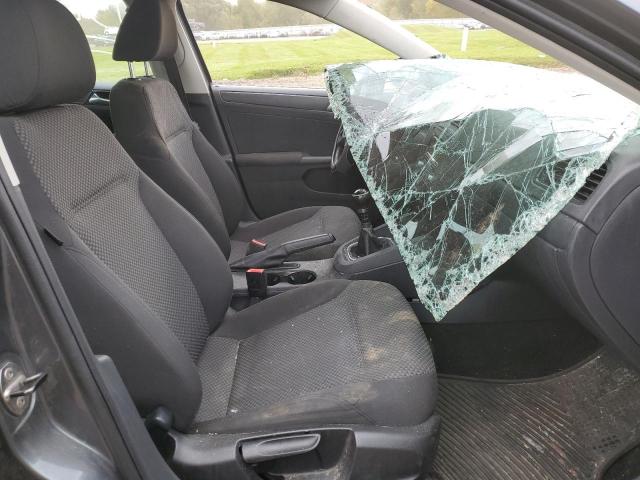 3VW1K7AJ4BM305044 - 2011 VOLKSWAGEN JETTA BASE 灰色 照片 5