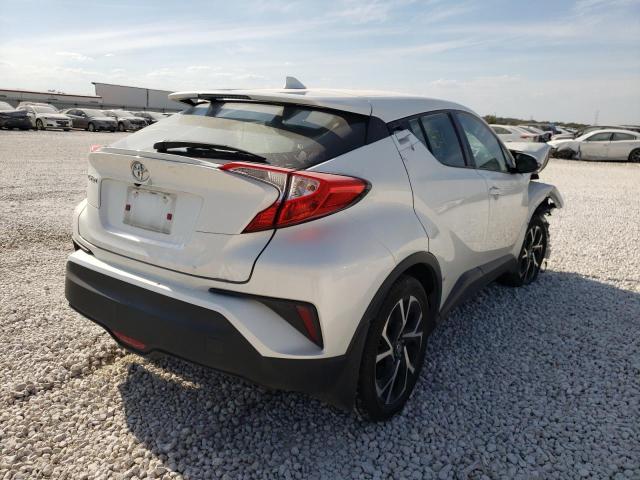 NMTKHMBX4JR049296 - 2018 TOYOTA C-HR XLE WHITE photo 4