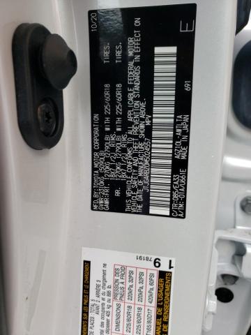 JTJGARBZ0M5024557 - 2021 LEXUS NX 300 BAS WHITE photo 10