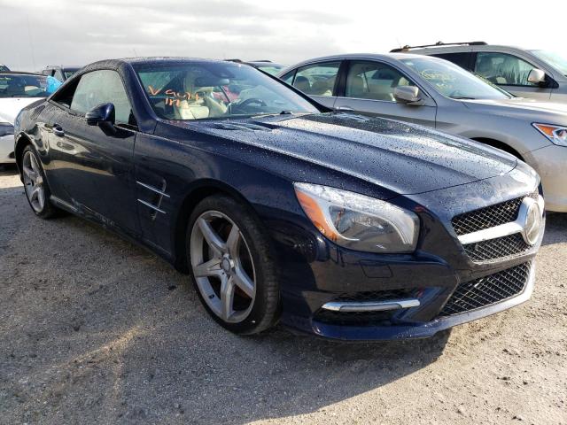 WDDJK7DA1FF035779 - 2015 MERCEDES-BENZ SL 550 BLUE photo 9