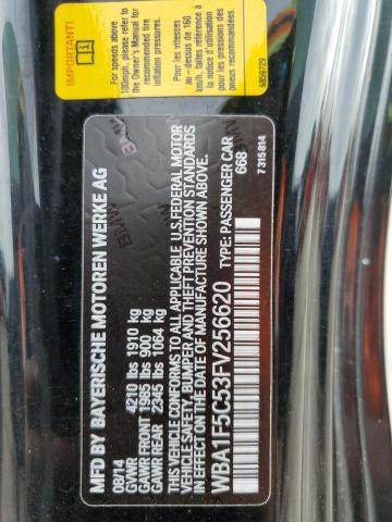 WBA1F5C53FV256620 - 2015 BMW 228 I 黑色 照片 10