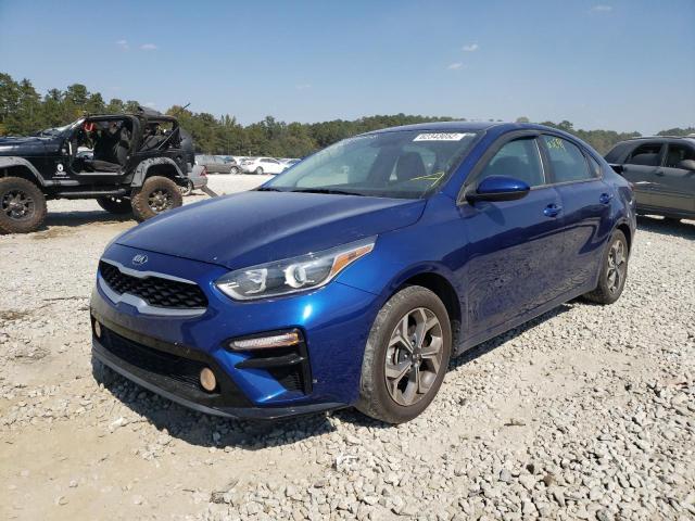 3KPF24AD0KE111560 - 2019 KIA FORTE FE BLUE photo 2