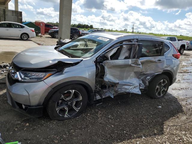 7FARW1H91KE013833 - 2019 HONDA CR-V TOURI SILVER photo 9