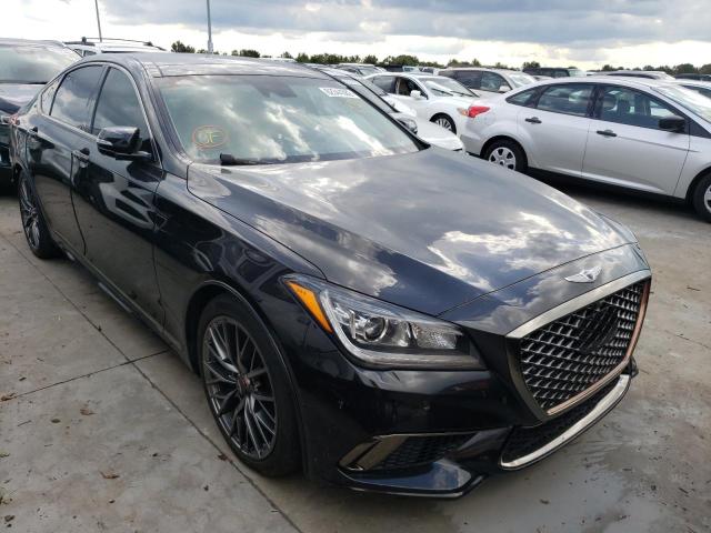 KMTFN4JE7KU327084 - 2019 GENESIS G80 BASE BLACK photo 1