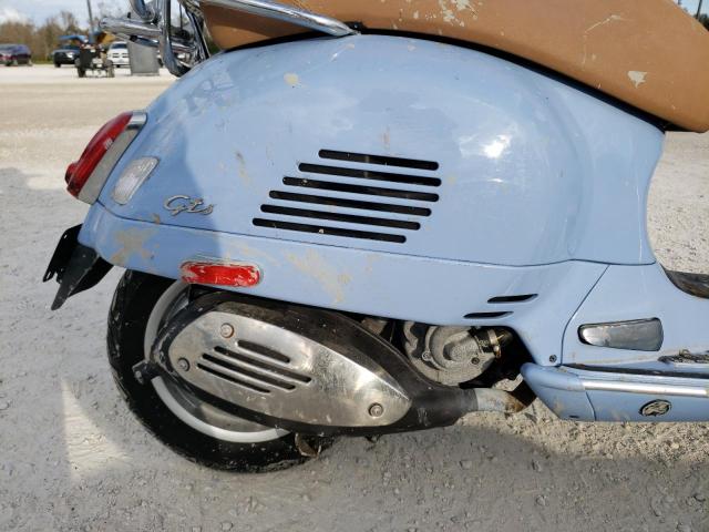 ZAPMA39L0J5100275 - 2018 VESPA GTS BLUE photo 7