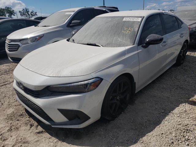 2HGFE2F51NH530492 - 2022 HONDA CIVIC SPOR WHITE photo 2