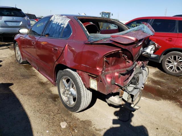 1G2NG52E43C243079 - 2003 PONTIAC GRAND AM S BURGUNDY photo 3