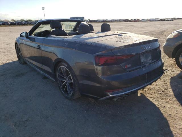 WAU24GF53JN009883 - 2018 AUDI S5 PRESTIG GRAY photo 3