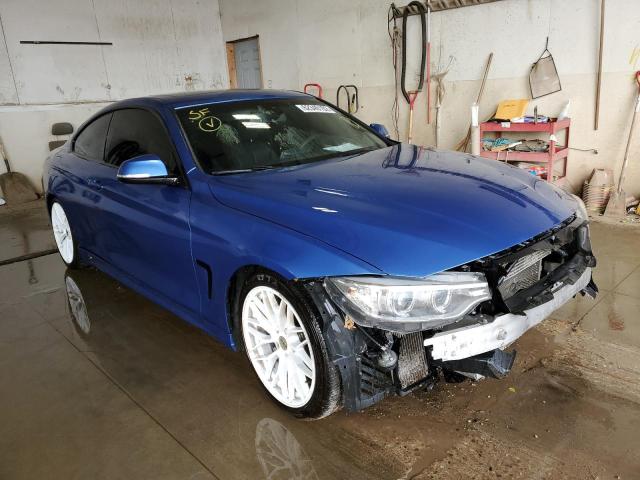 WBA3R5C56EK187227 - 2014 BMW 435 XI BLUE photo 1