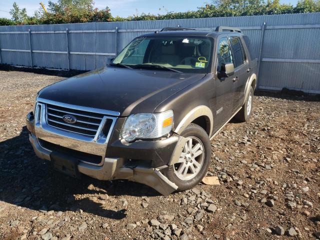 1FMEU74EX8UA67813 - 2008 FORD EXPLORER E BROWN photo 2