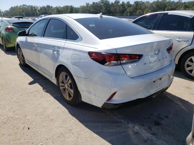 5NPE34AF9KH729661 - 2019 HYUNDAI SONATA LIM WHITE photo 3