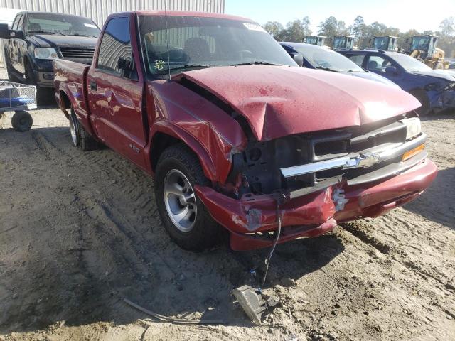 1GCCS14W1Y8215718 - 2000 CHEVROLET S10 MAROON photo 1