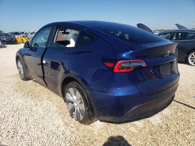 5YJYGDEE8MF187778 - 2021 TESLA MODEL Y أزرق صورة 3