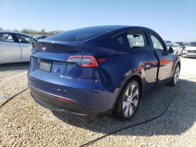 5YJYGDEE8MF187778 - 2021 TESLA MODEL Y أزرق صورة 4