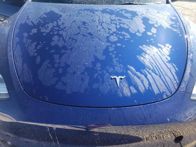 5YJYGDEE8MF187778 - 2021 TESLA MODEL Y أزرق صورة 7