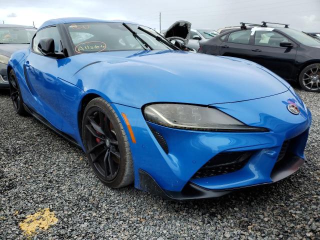 WZ1DB0C08MW037373 - 2021 TOYOTA SUPRA BASE BLUE photo 1