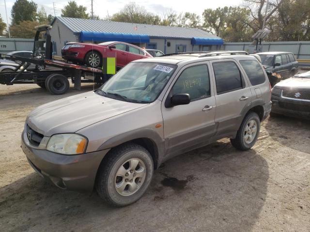 4F2YU08112KM23424 - 2002 MAZDA TRIBUTE LX SILVER photo 2