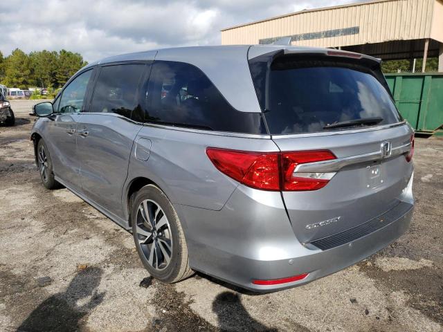 5FNRL6H93LB021614 - 2020 HONDA ODYSSEY EL GRAY photo 3