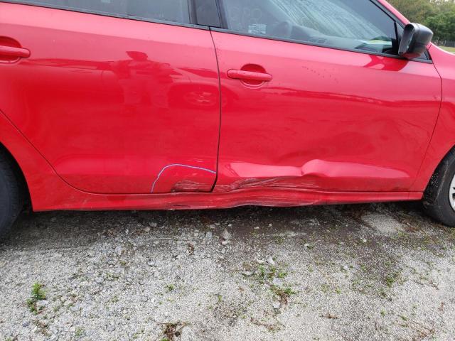 3VW2K7AJ1CM390849 - 2012 VOLKSWAGEN JETTA BASE RED photo 9