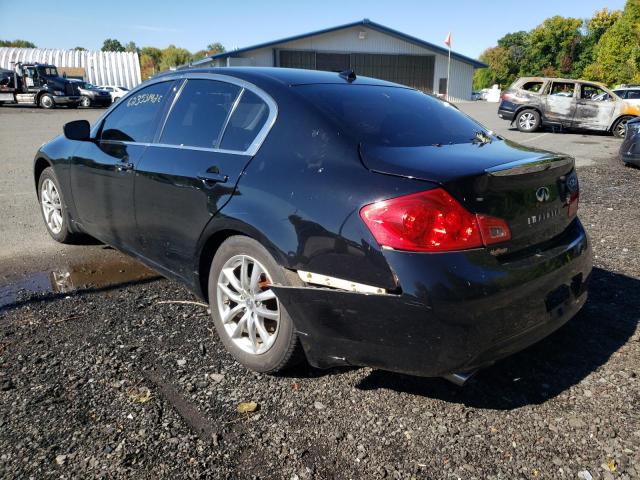 JNKCV61F69M050538 - 2009 INFINITI G37 BLACK photo 3