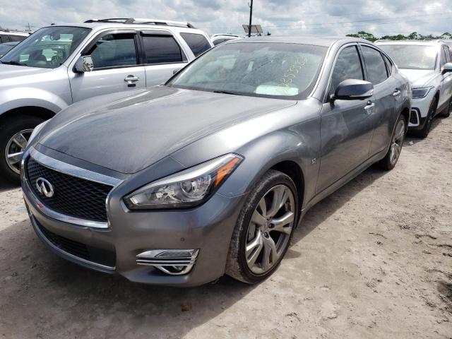 JN1BY1AR5FM562663 - 2015 INFINITI Q70 3.7 GRAY photo 2