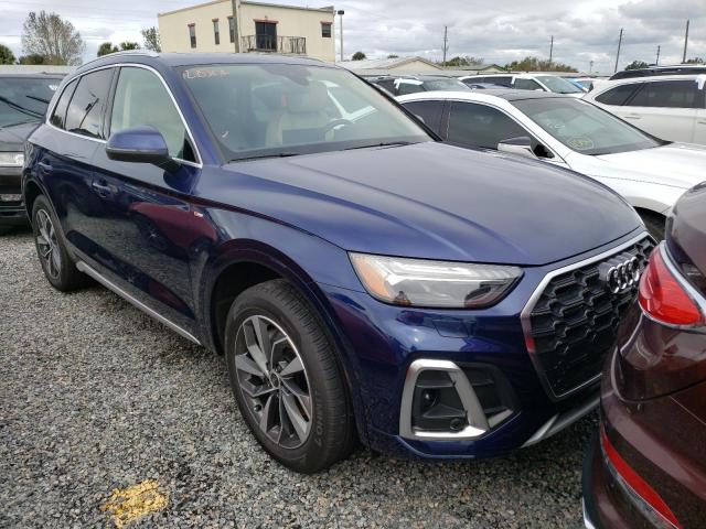 WA1FAAFY3N2016354 - 2022 AUDI Q5 PRESTIG BLUE photo 1