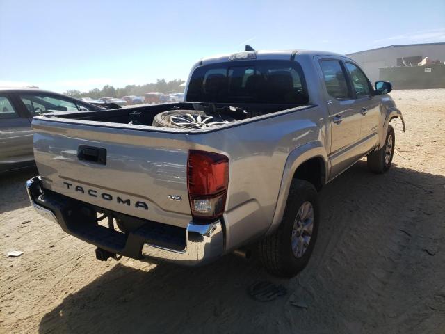 5TFAZ5CN3KX087319 - 2019 TOYOTA TACOMA DOU SILVER photo 4