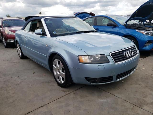 WAUAC48H15K011305 - 2005 AUDI A4 1.8 CAB BLUE photo 1