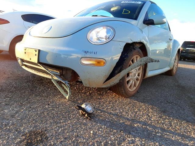 3VWCM31Y75M364098 - 2005 VOLKSWAGEN NEW BEETLE 青绿色 照片 9