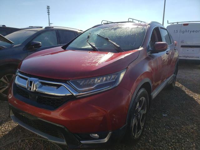 5J6RW1H90HL002155 - 2017 HONDA CR-V TOURI RED photo 2