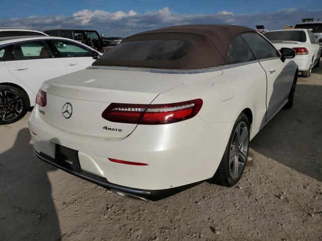 WDD1K6JB1KF085499 - 2019 MERCEDES-BENZ E 450 4MAT WHITE photo 4