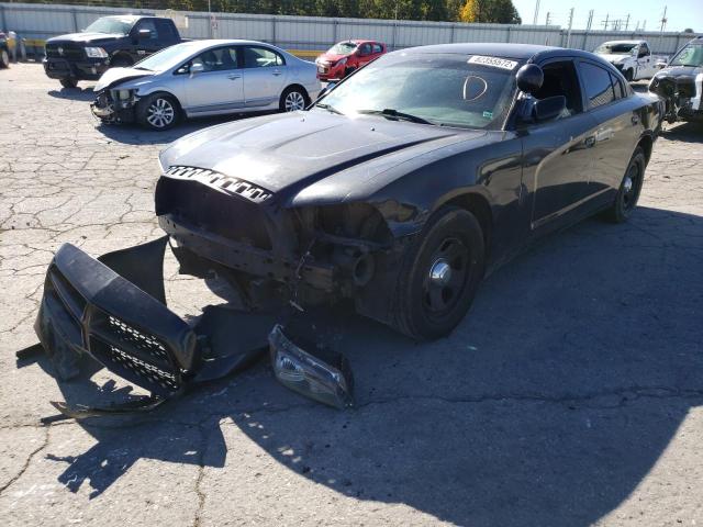 2C3CDXAGXDH643032 - 2013 DODGE CHARGER PO BLACK photo 2