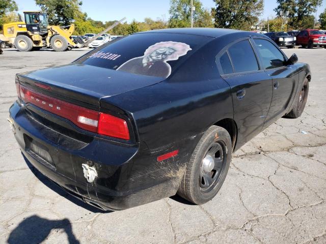 2C3CDXAGXDH643032 - 2013 DODGE CHARGER PO BLACK photo 4